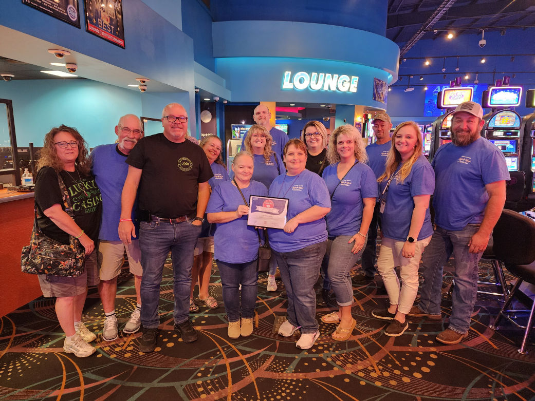 High Winds Casino Best of the 4 States Award with Top Fans