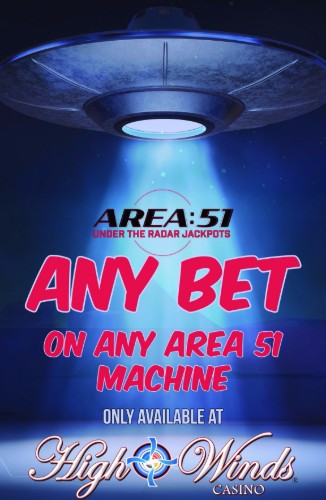Any bet on any Area 51 machine