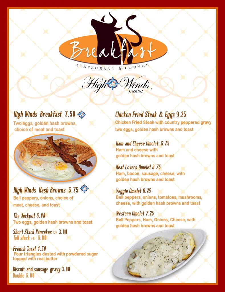 Breakfast Menu