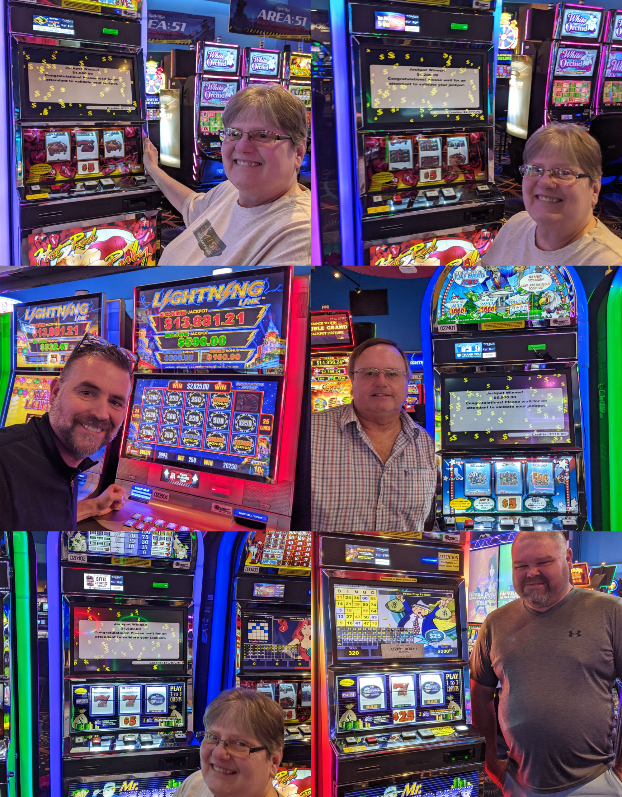 Jackpot Winners