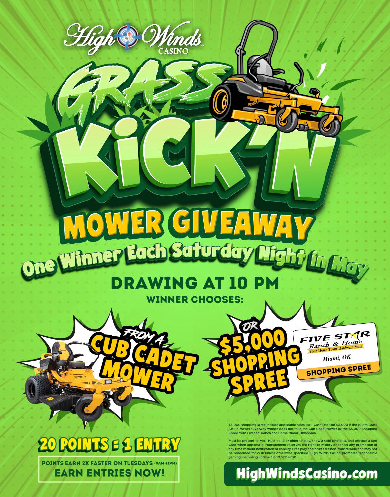 Grass Kick'N Mower Giveaway