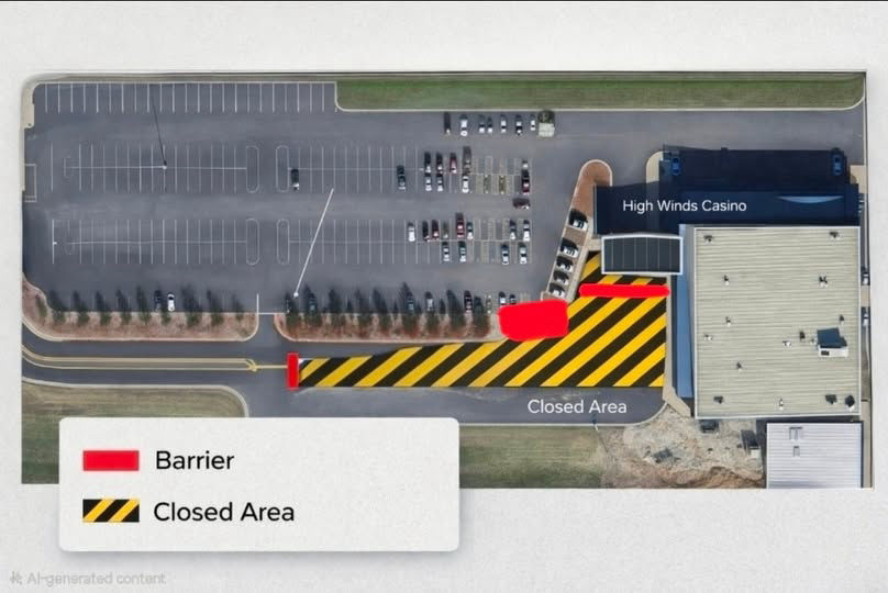 Parking Lot Construction Closures