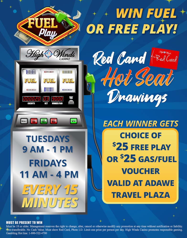 Fuel Play Tuesdays and Fridays